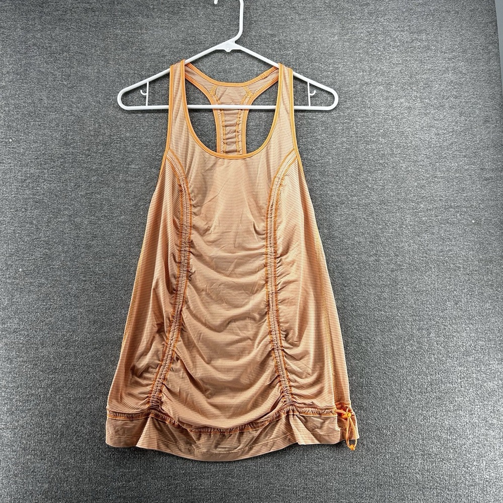 Lululemon Racerback Tank Top‎ Women Size 6 Activewear Orange